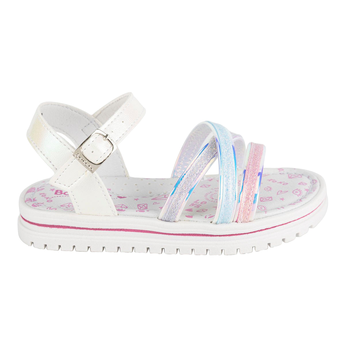 Sandalia Tiras Pastel Niña Bambino 04974