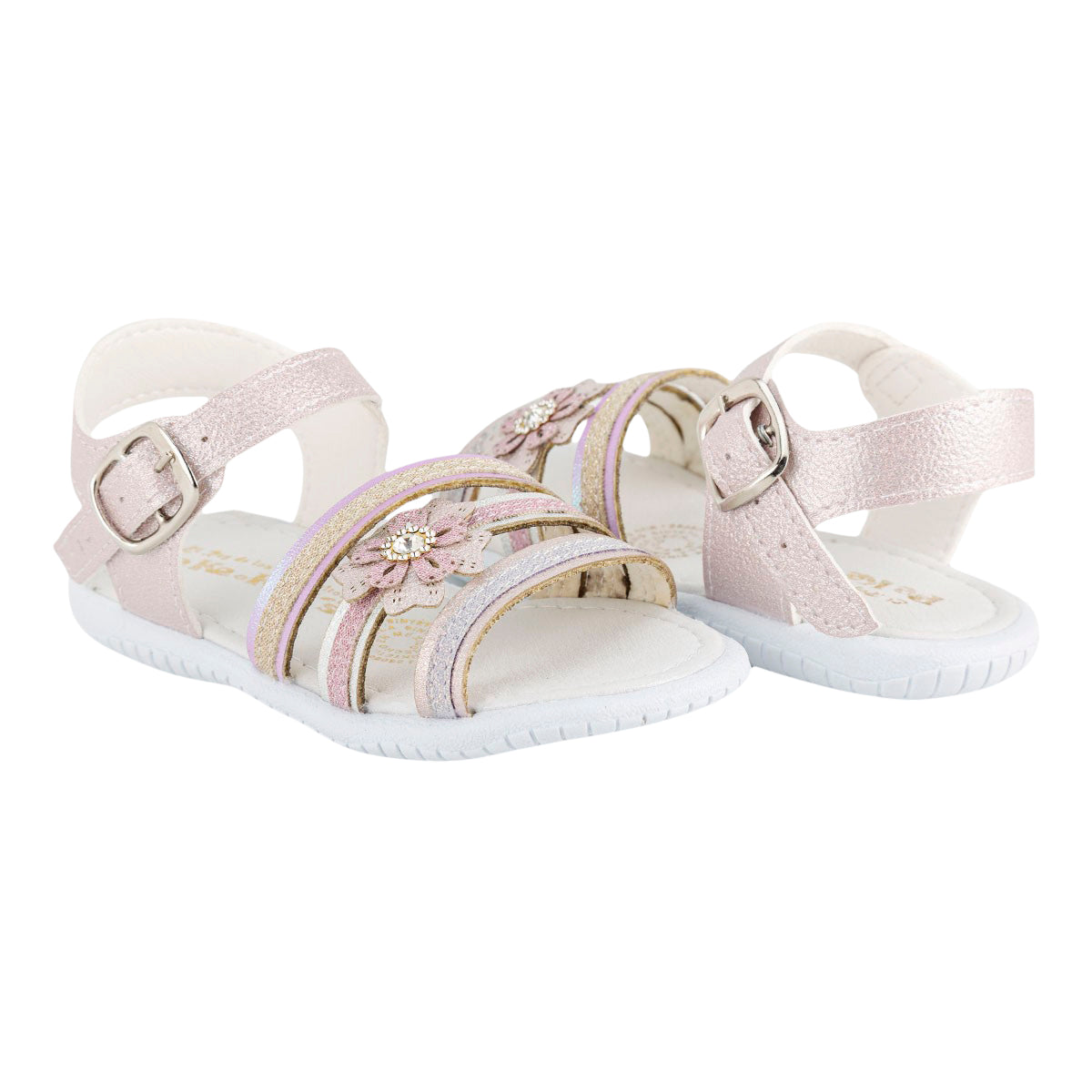 Sandalia Casual Flor Niña Pekekids 07208-09