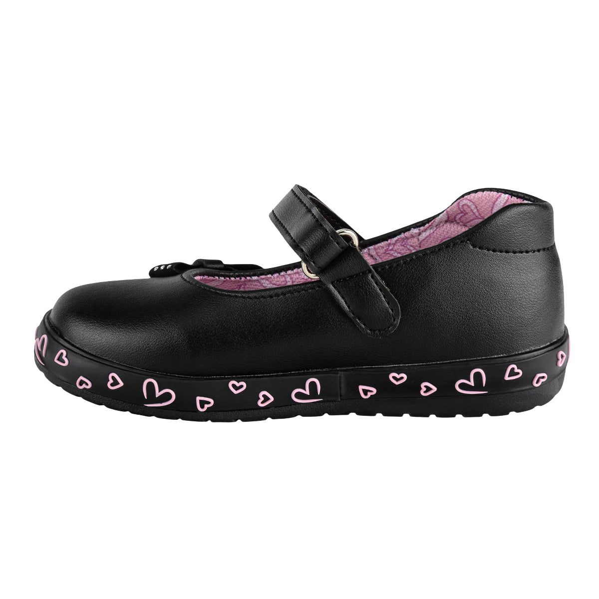 Zapato Casual Corazón M Jane Moño Para Niña Lucho 04915 - Tres Reyes Zapaterías - México