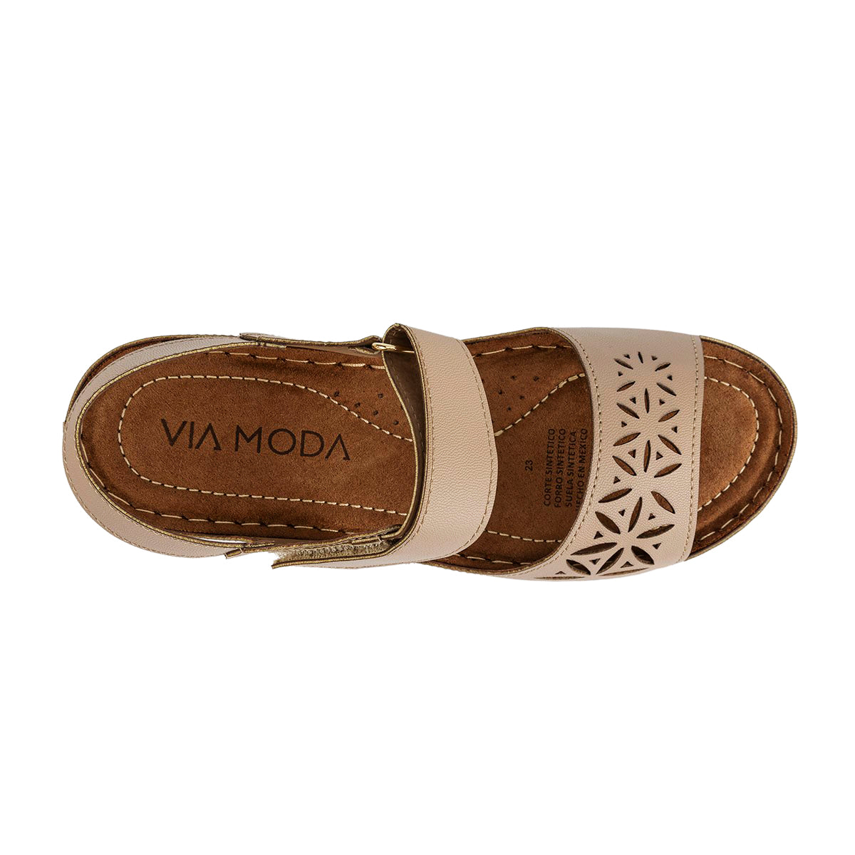 Sandalia Cómoda Casual Dama Viamoda 05001