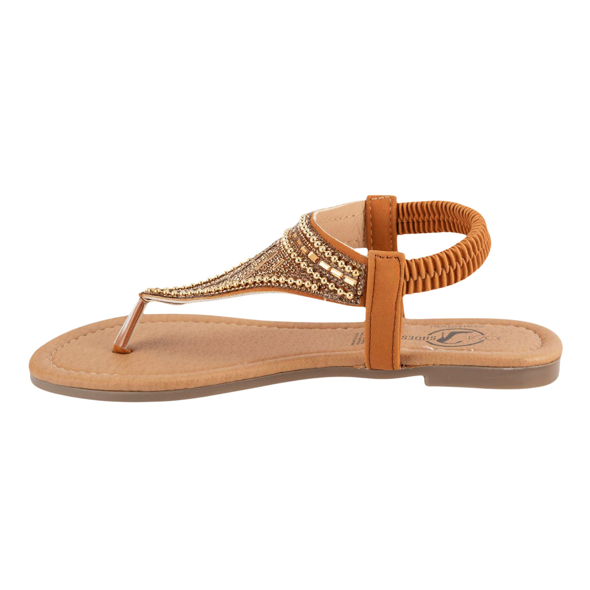Sandalia Piso con Pedrería Para Mujer Joza 06506