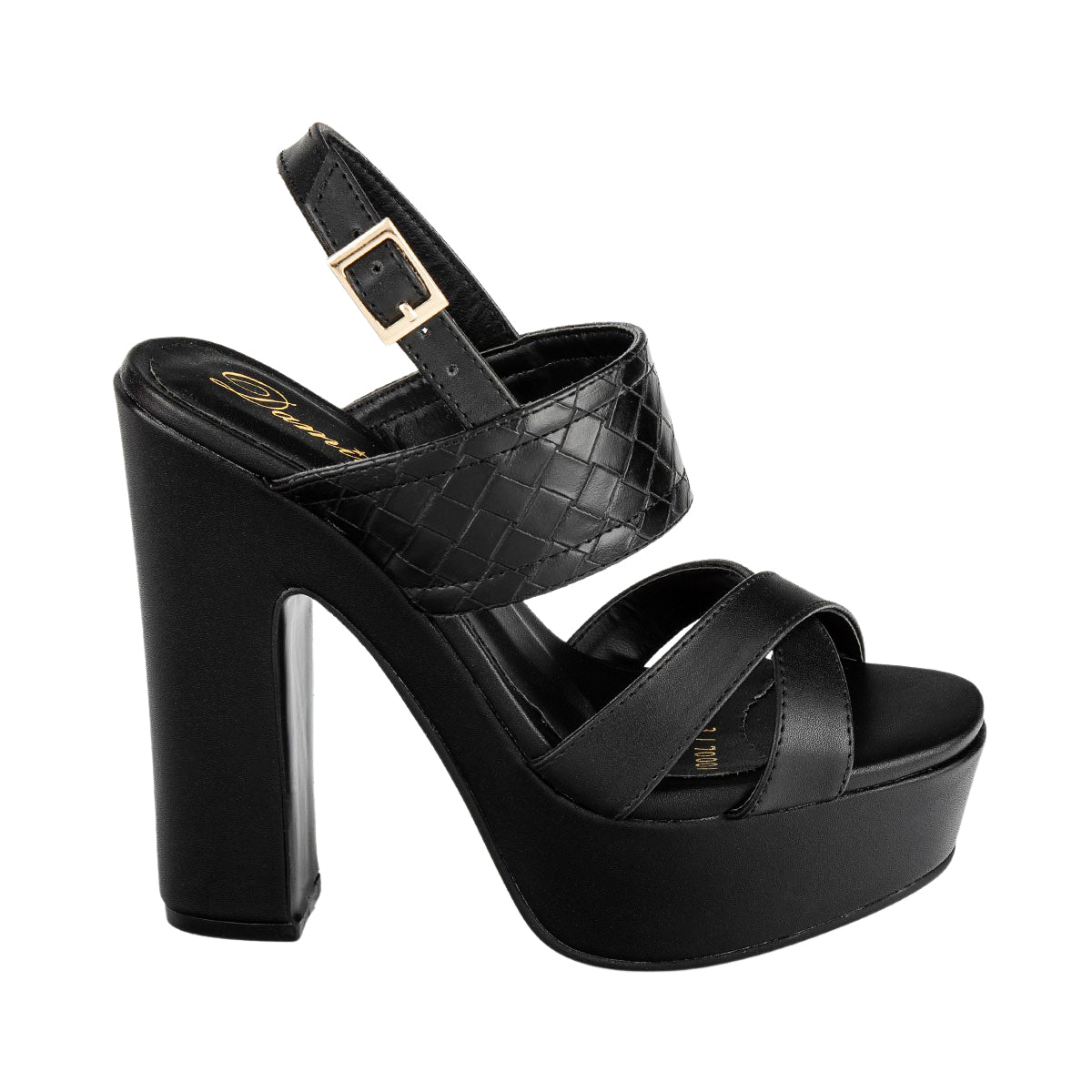 Sandalia Moda Negra Dama Damita 05207