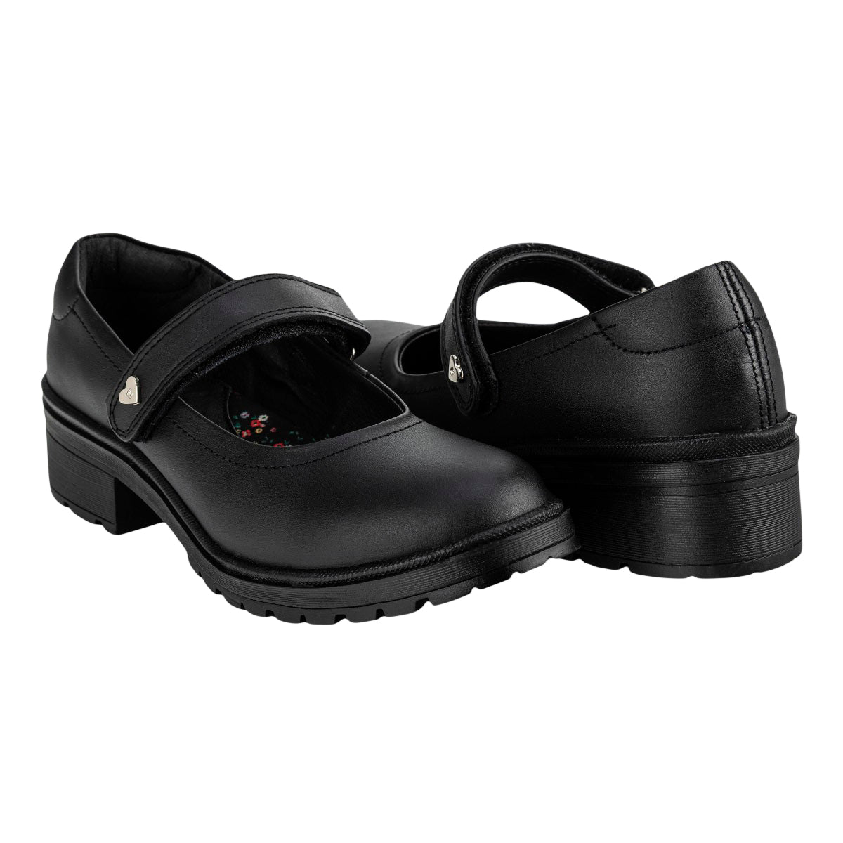Zapato Escolar Casual Negro Niña Bambino 07165