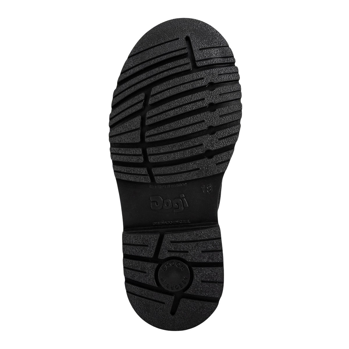 Zapato Escolar Dogi Para Niño Tira Velcro 07136