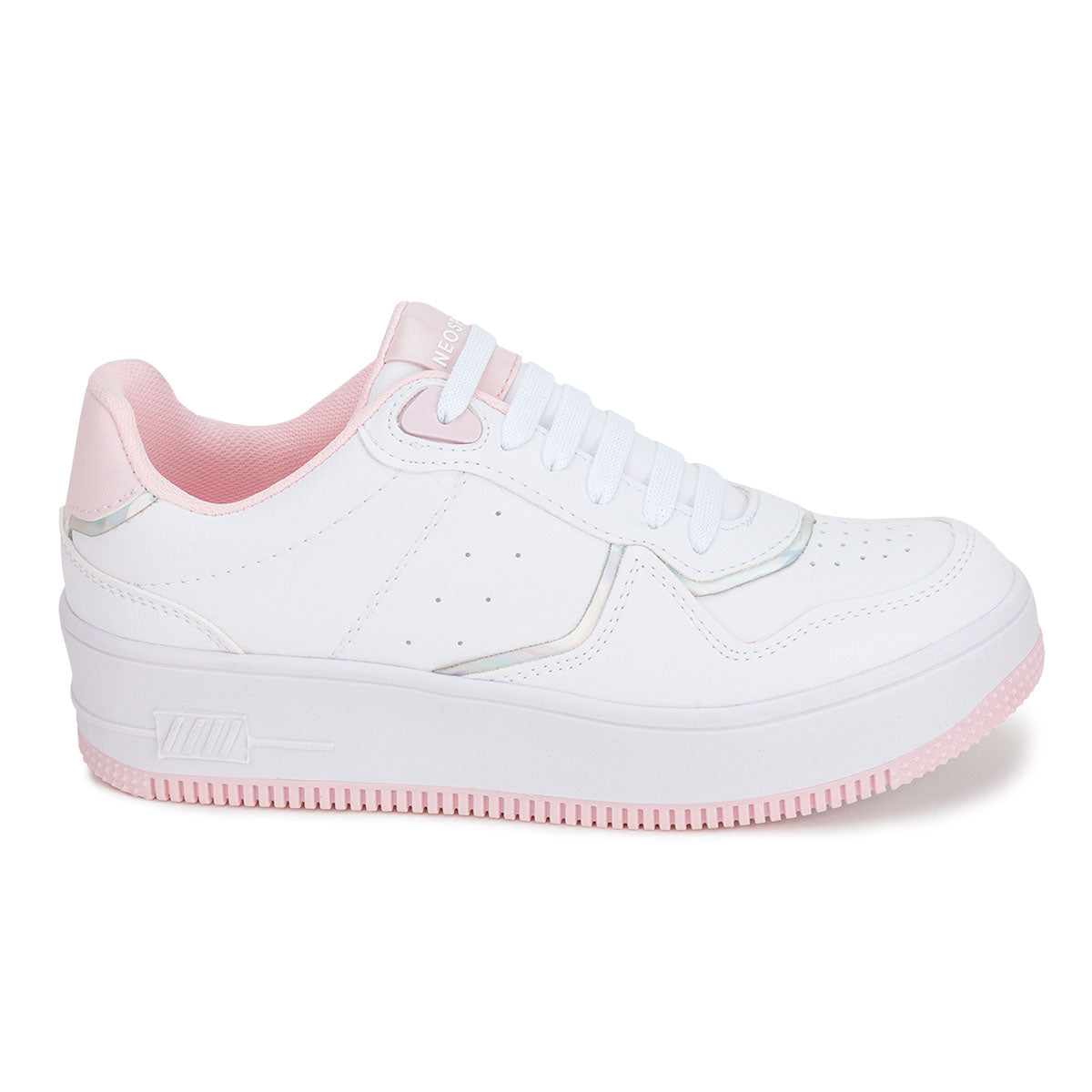 Tenis Blancos Casual Sneakers Dama Neo Sport 02377