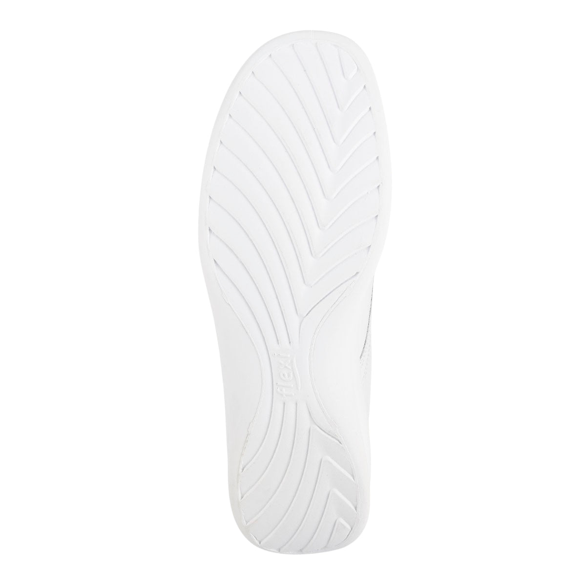 Zapato Servicio Blanco Dama Flexi 00185
