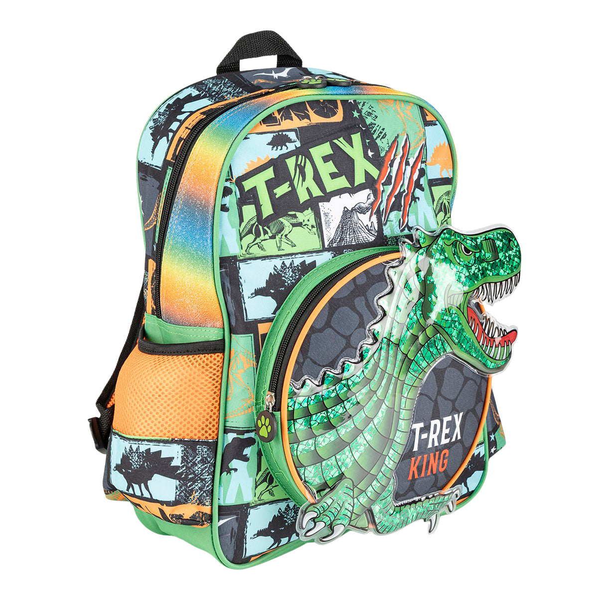 Set Mochila Lapicera Lonchera Dinosaurio 06062