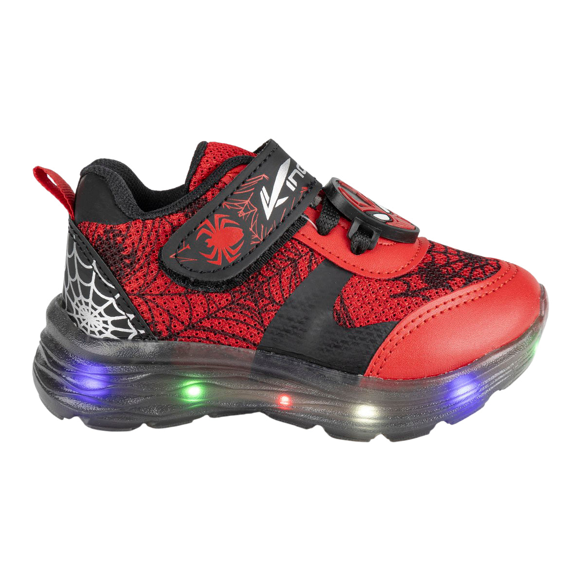 Tenis Spiderman Luces Led Niño Kings Lu 05628