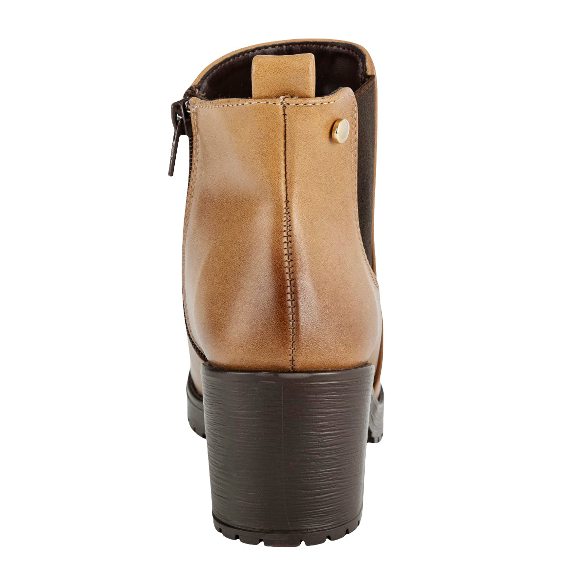 Botín Casual Tacón Para Mujer Fusión 06090