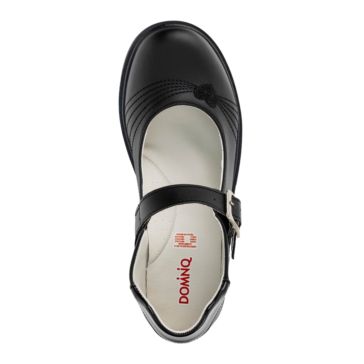 Zapato Clásico Escolar Negro Niña Dominiq 05371