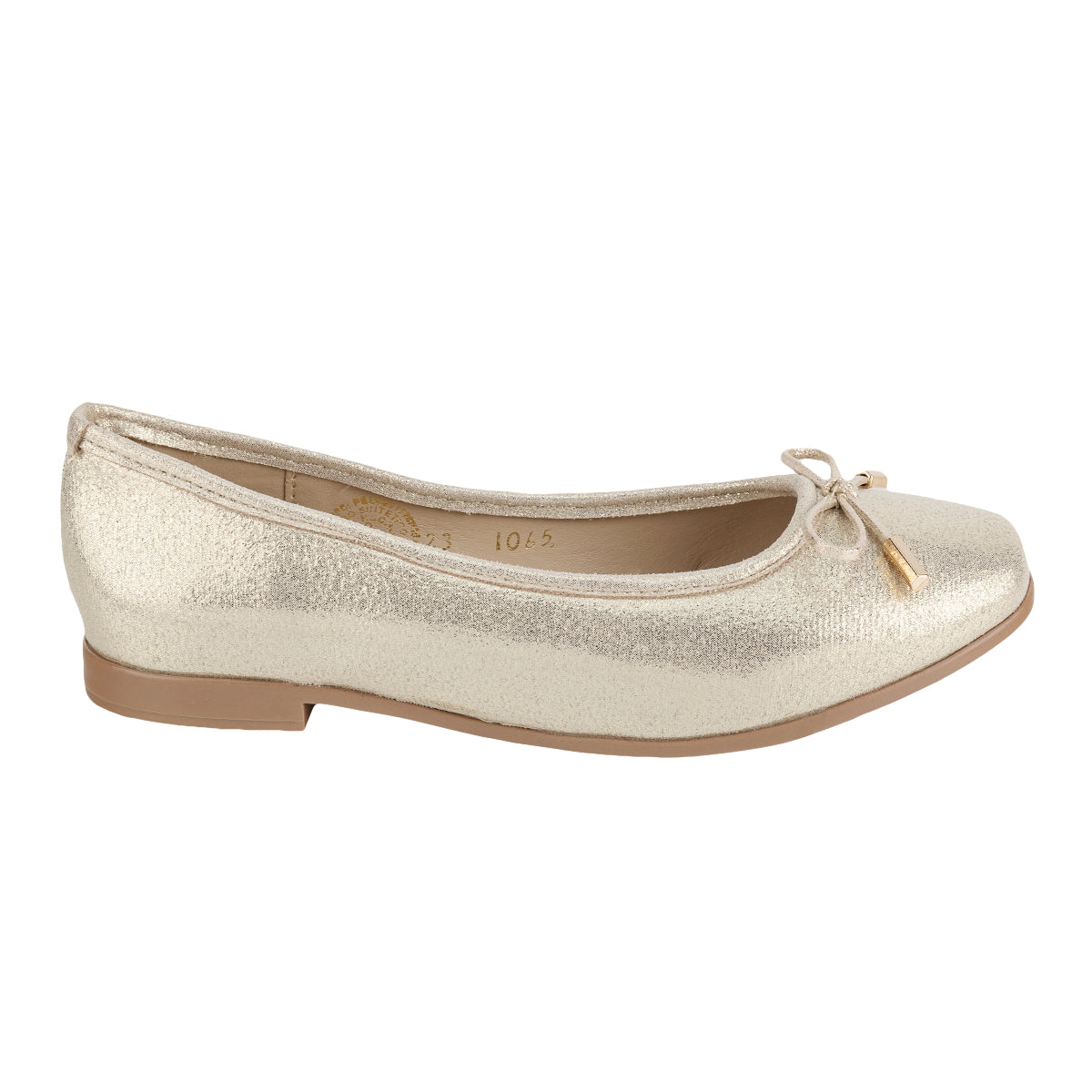 Zapato Casual Moño Dama Stampa Oro/Marino 06430-31