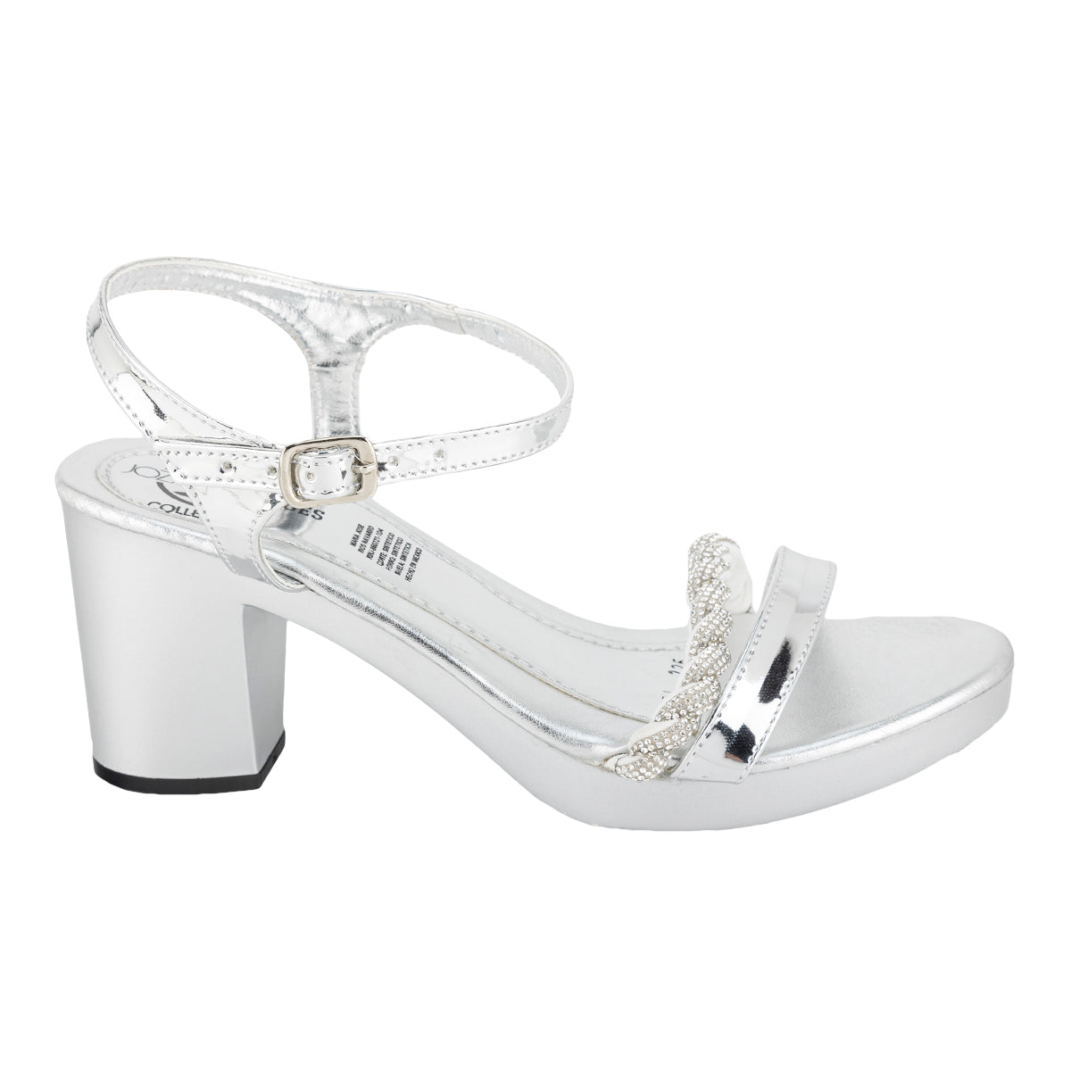 Sandalia Moda Brillo Para Mujer Joza 06357/58 Plata-Oro