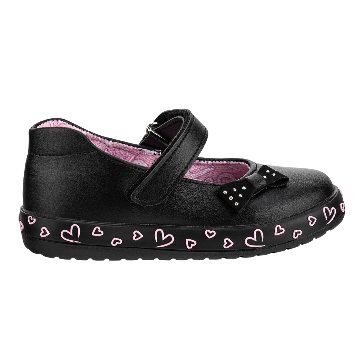 Zapato Casual Corazón M Jane Moño Para Niña Lucho 04915 - Tres Reyes Zapaterías - México