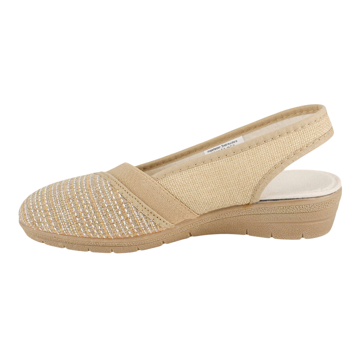 Zapato Destalonado Cuña Para Mujer Extra Confort 06521