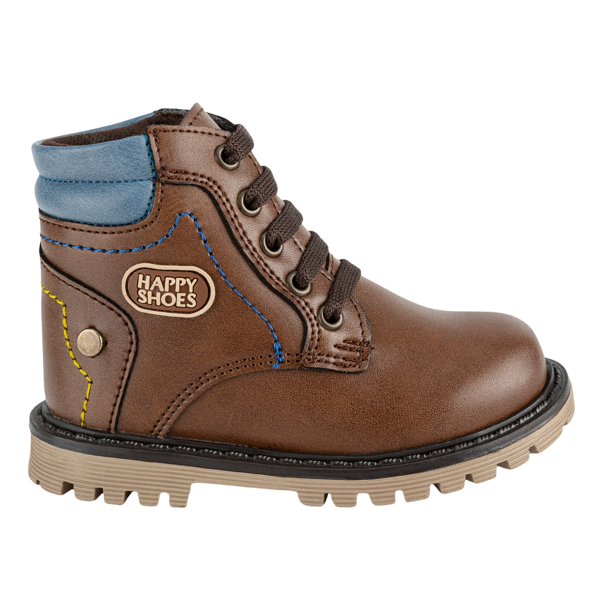Bota en color cogñac de la marca happy shoes