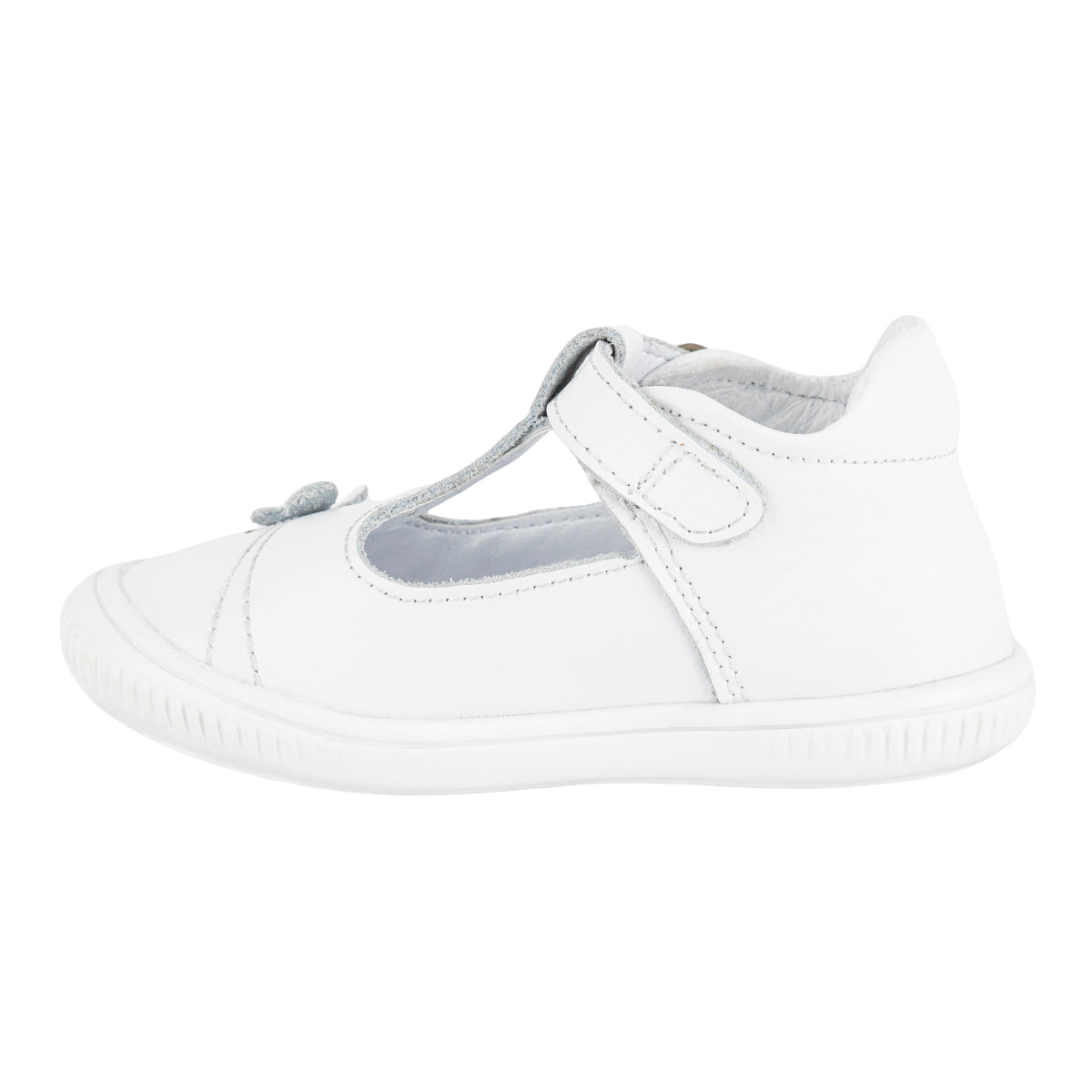 Zapato Happy Shoes Blanco T-Strap Para Bebé Niña 09202
