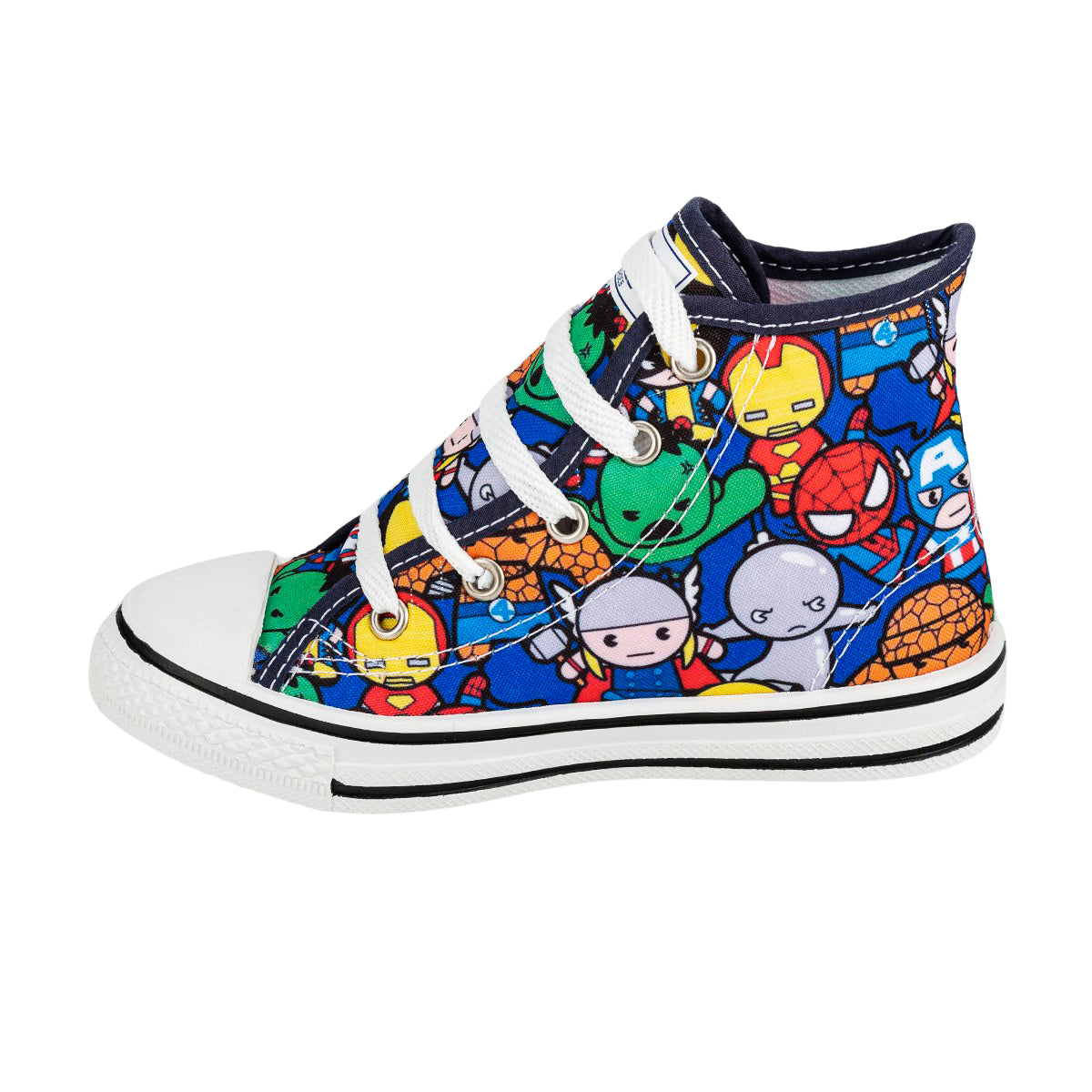 Tenis Bota Casual Moda Superhéroe Niño Fghstars 05580