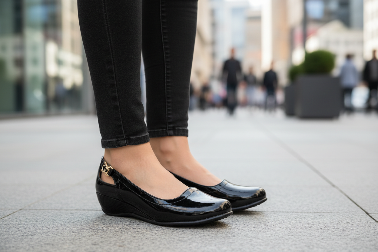 Zapato Casual Negro Para Mujer Penny Lane 05048