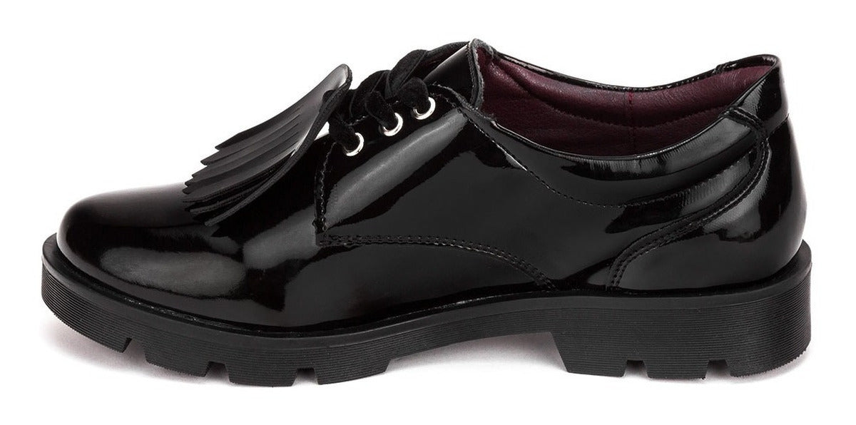 Zapato Escolar Casual Vestir Niña Juvenil Moda Charol Rilo 01068-01069 - Tres Reyes Zapaterías - México