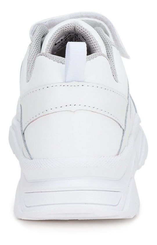 Tenis Blancos Escolar Casual Niños Blasito 02898