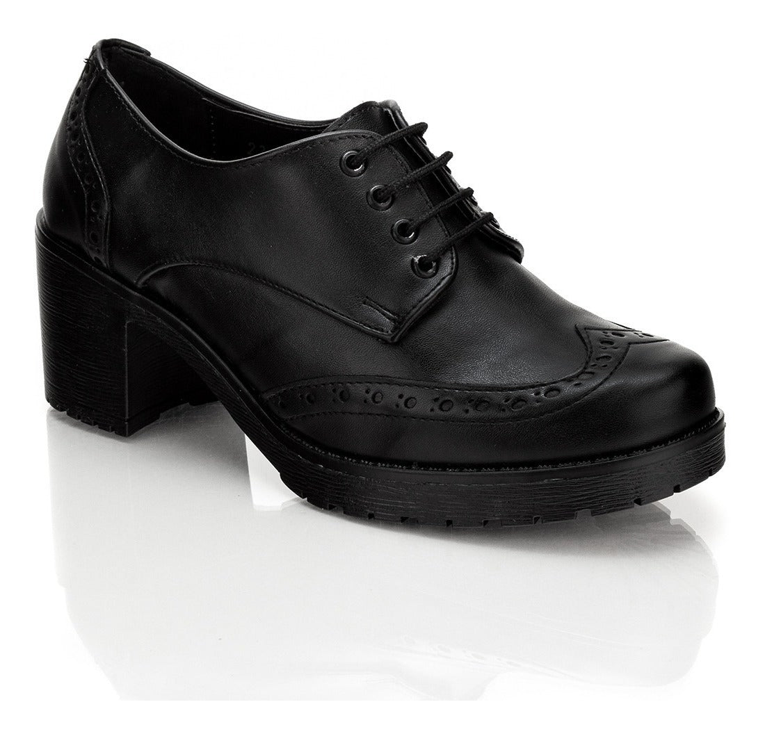 Botín Tacón Cuadrado Fusion Para Mujer 02878
