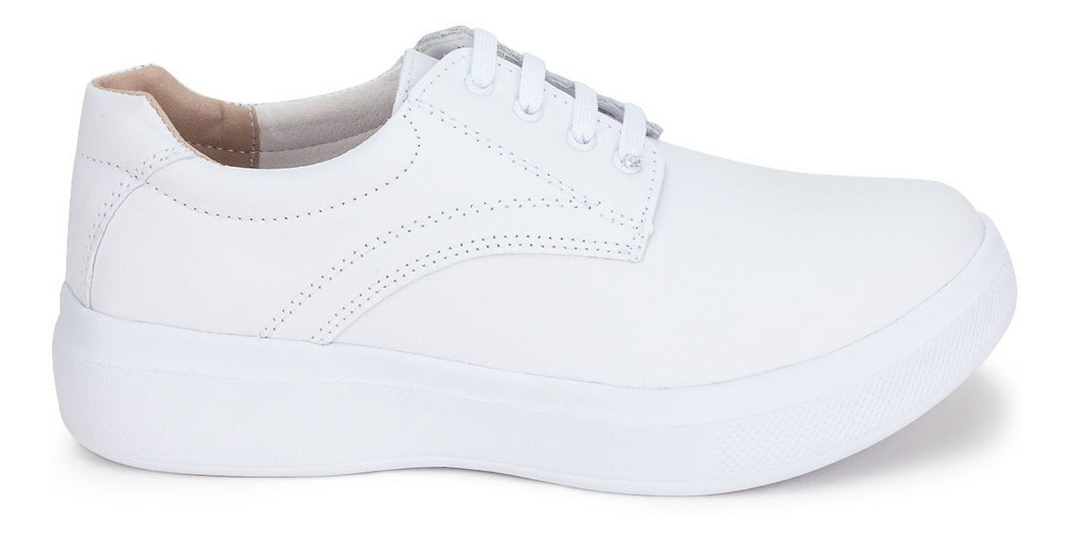 Zapato Servicio Dama Blanco Gala 03093