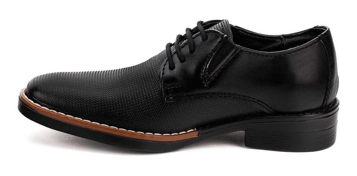 Zapato Vestir Formal Niño Negro Lugo Conti 16k361 01097