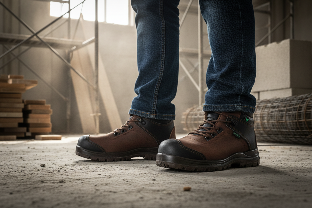 Bota Omega De Casquillo Para Hombre Vanvien 01164