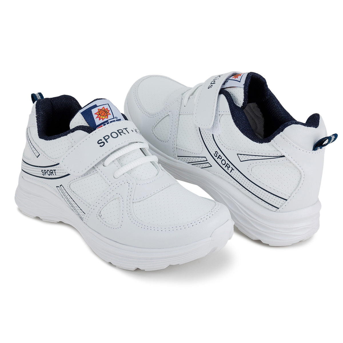 Tenis Blancos Escolar Deportivo Niño Suns 04620