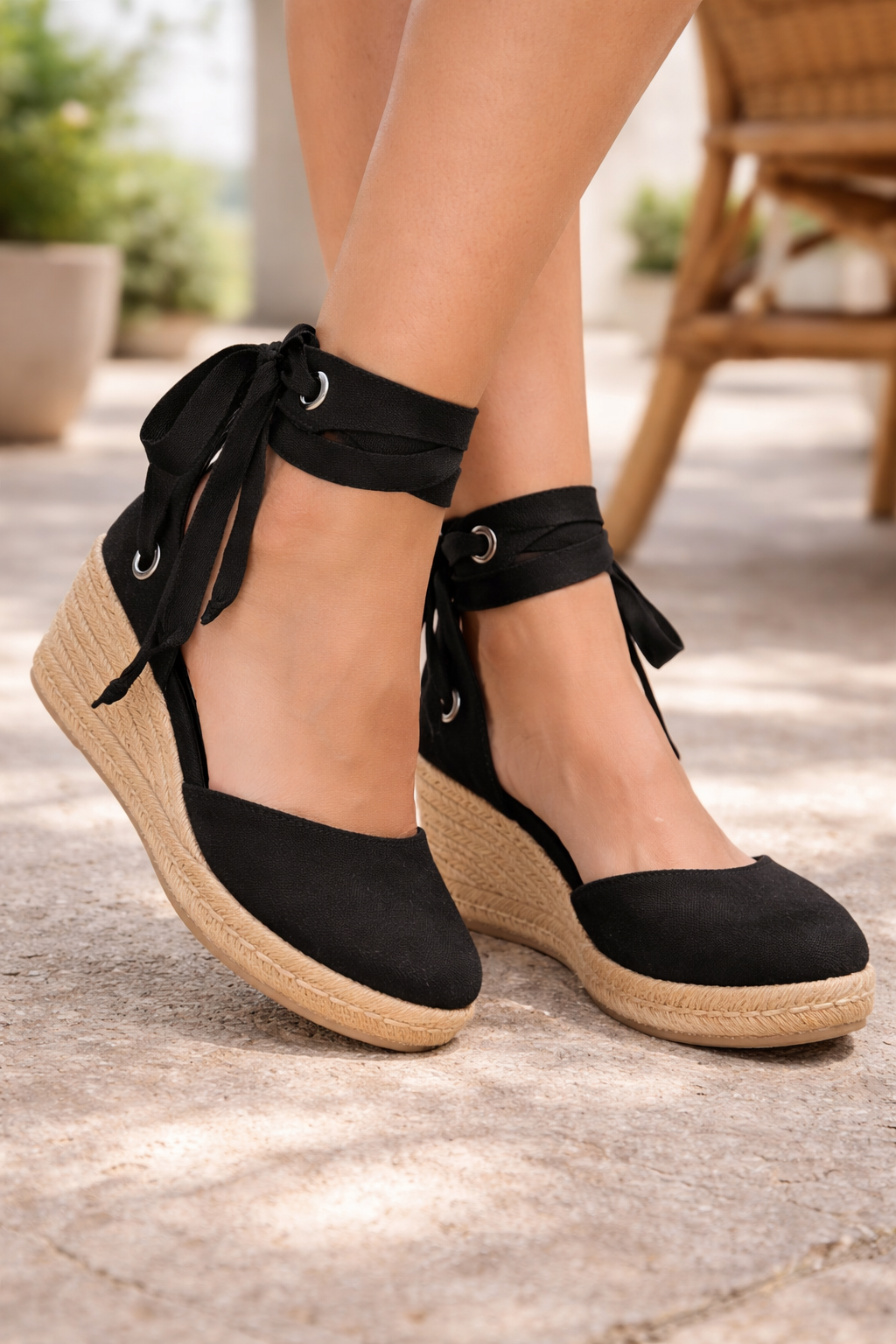 Alpargata Casual Moda Cuña Para Mujer Senties 07041