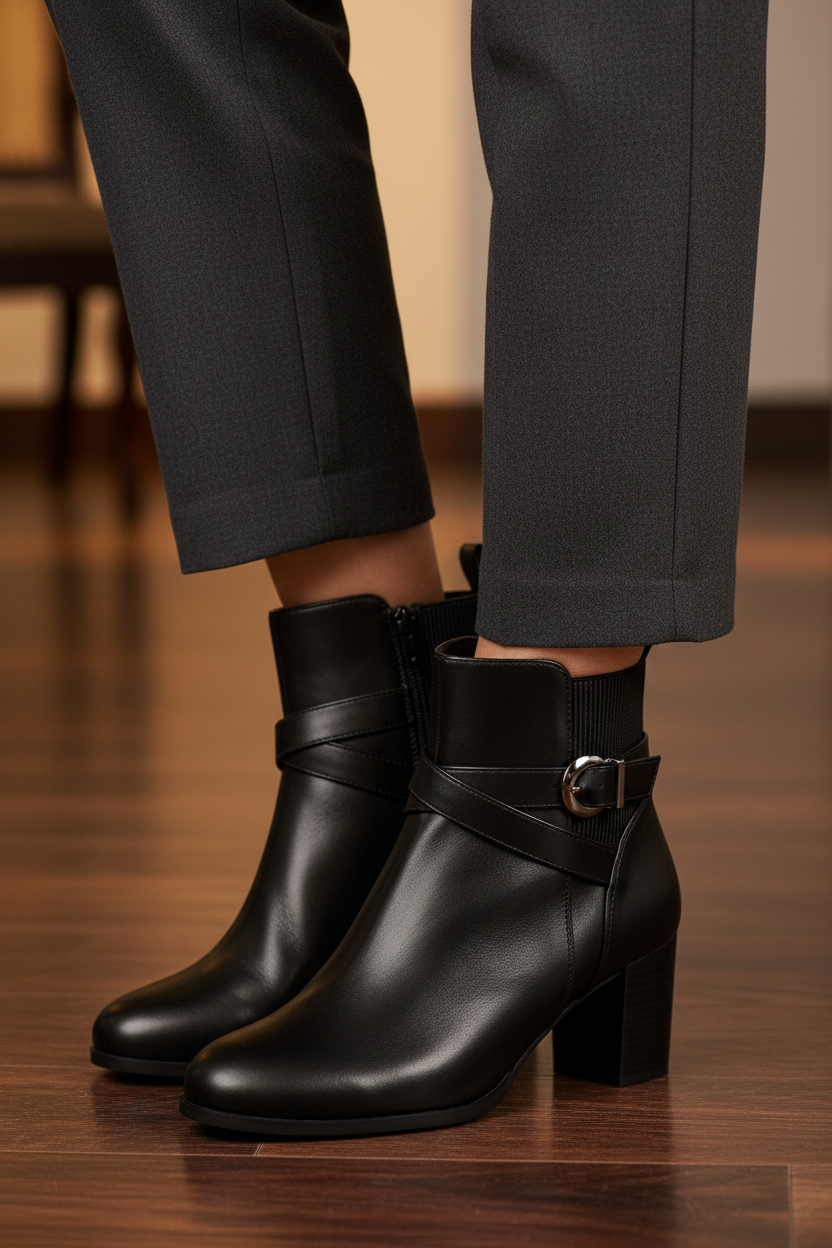 Botín Bloque Caprice Para Mujer Perugia 07118-19 Perugia Botas Perugia Calzado con Estilo en México