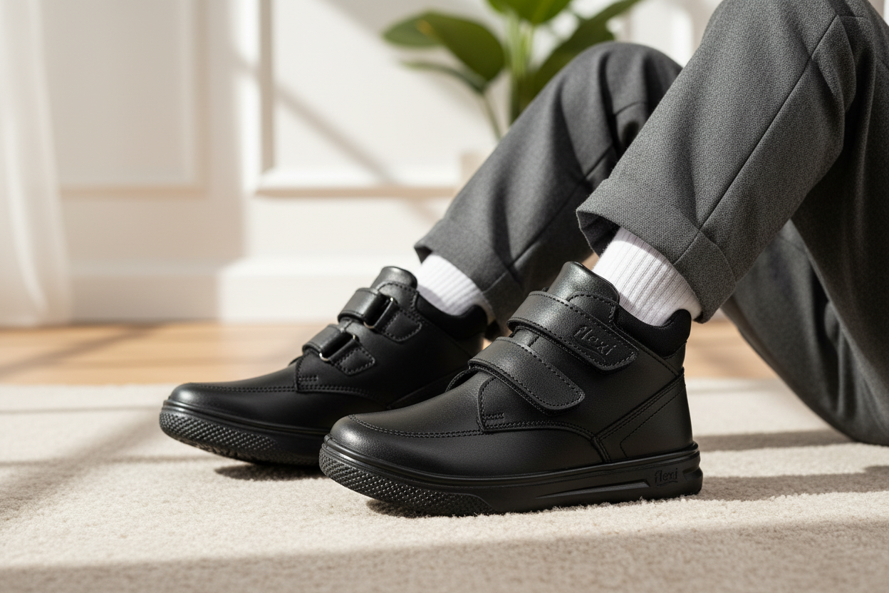 Botín Escolar Flexi Para Niño Casual 07200