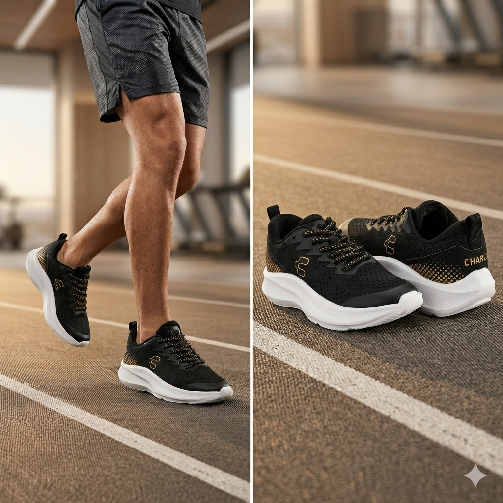 Tenis Light Black Sport Para Mujer Charly 07369