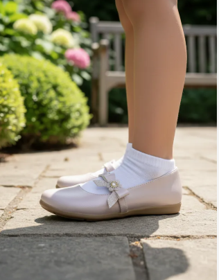 Zapato Balerina Moño Niña Happy Shoes 08342