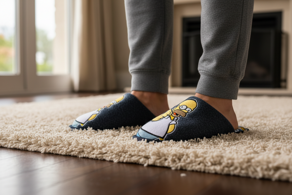 Pantuflas Homero Simpson Para Hombre Arra 09190 Arra Pantuflas Arra Calzado con Estilo en México
