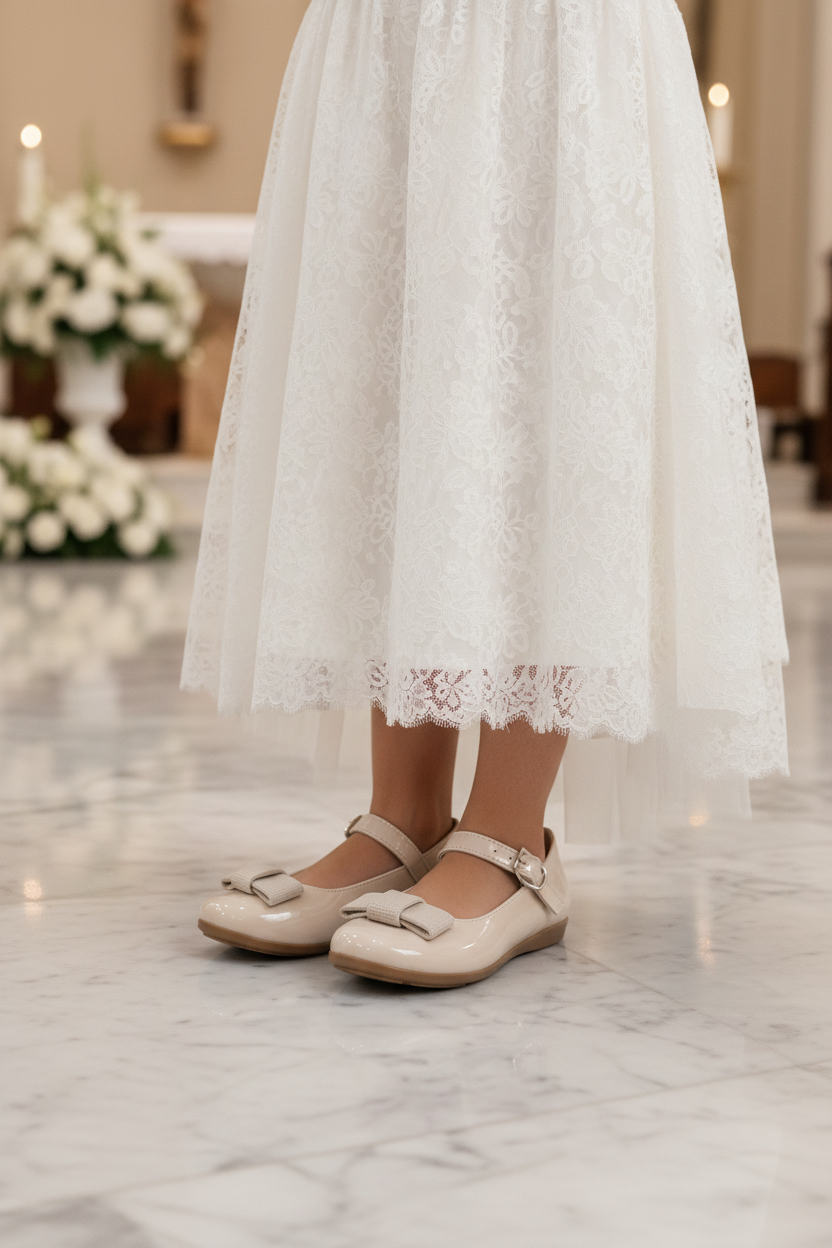 Balerina de Charol Moño Niña Happy Shoes 08340