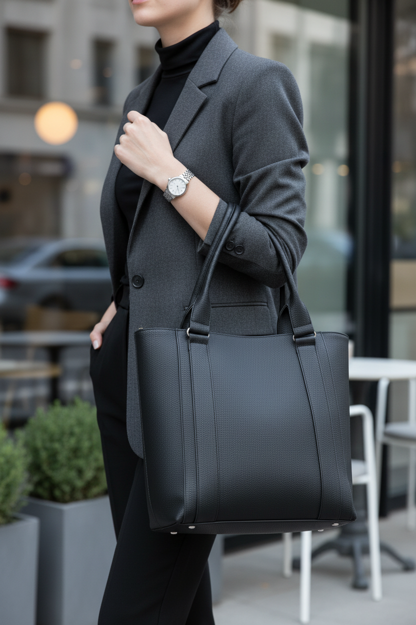 Bolsa Tote Clásica De Hombro Para Mujer Roger 06646-6647