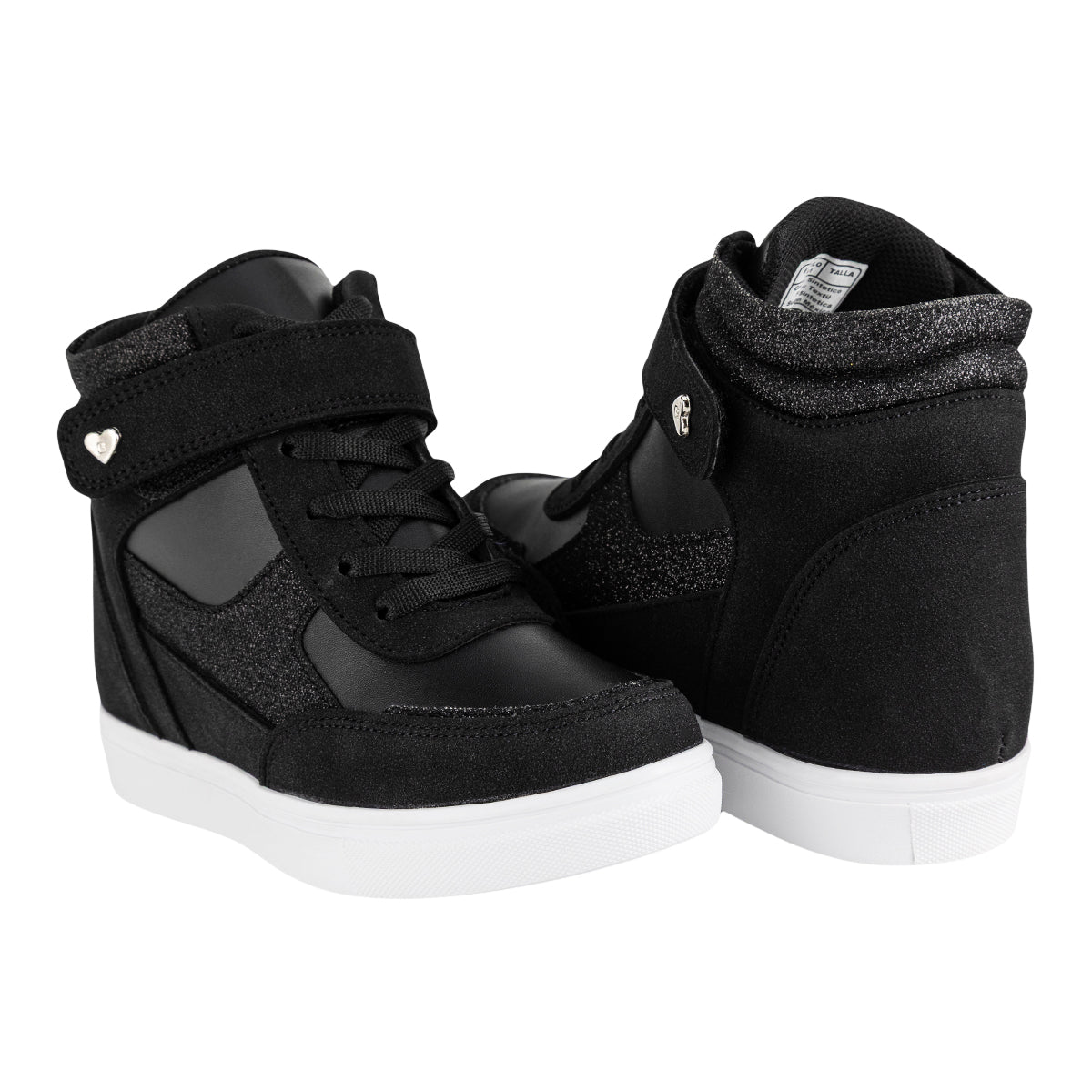 Bota Bambino Para Niña Cuña y Detalle Corazón 09084