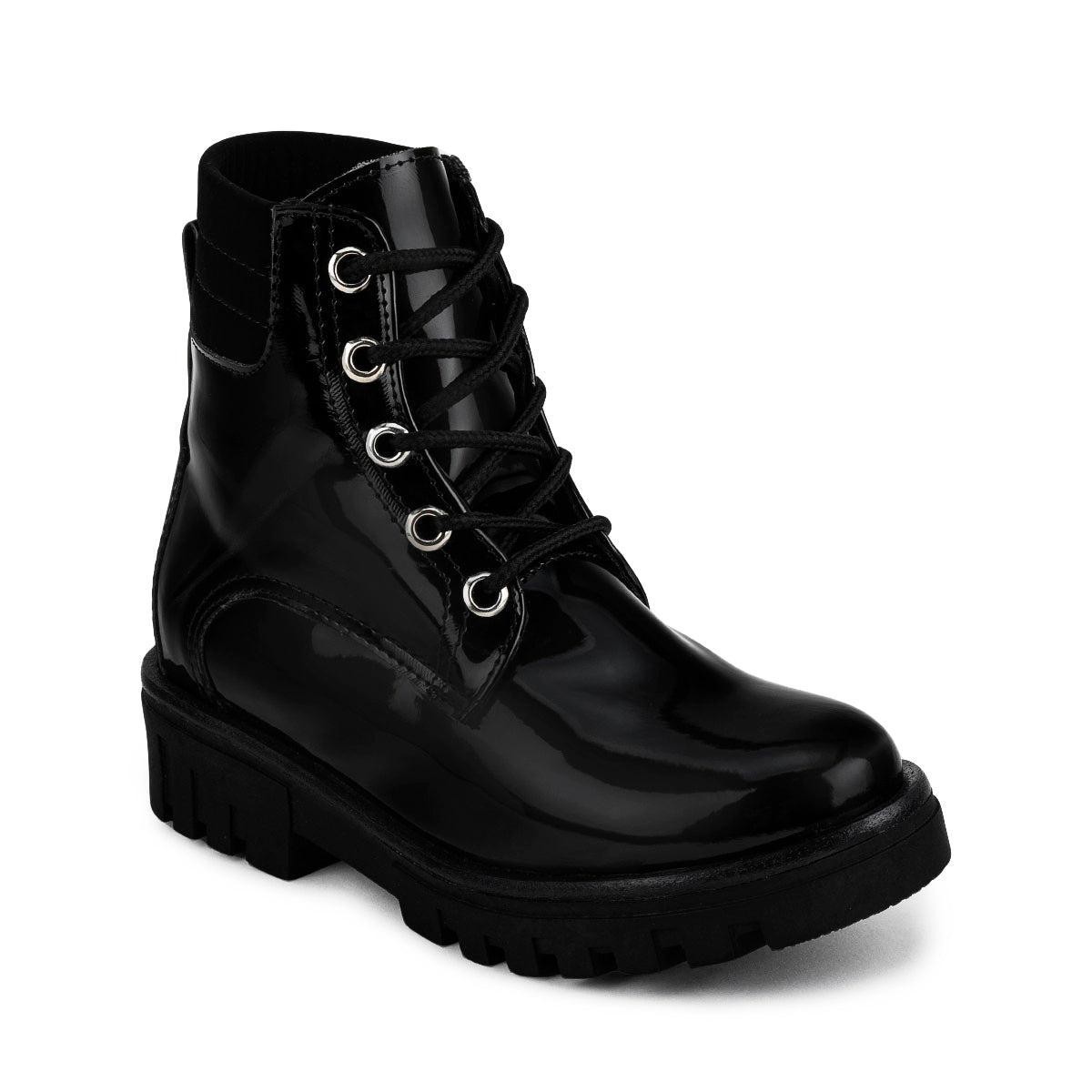Bota Botín Charol Niña Touche 04800 Touche Botas Touche Calzado con Estilo en México