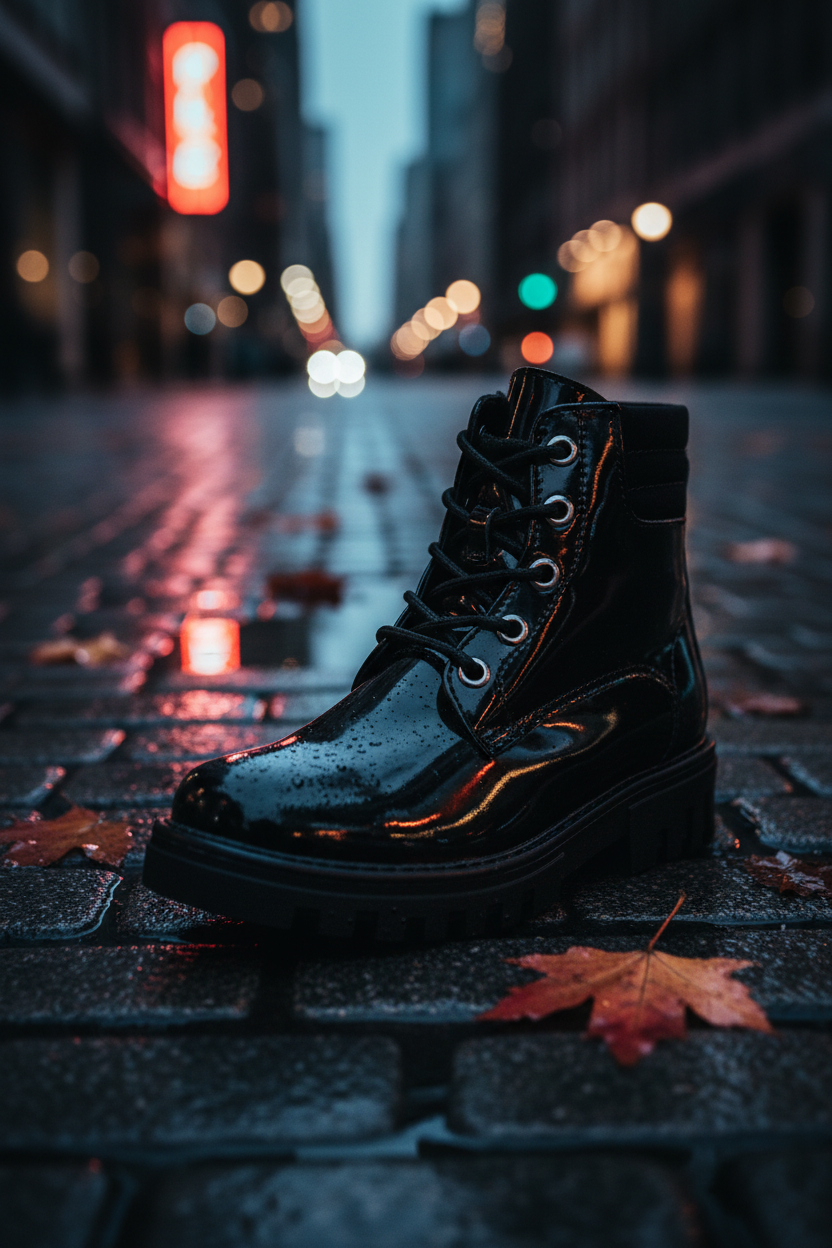 Bota Botín Charol Niña Touche 04800