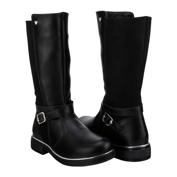 Bota Casual Larga Corazón Niña Bambino 07849