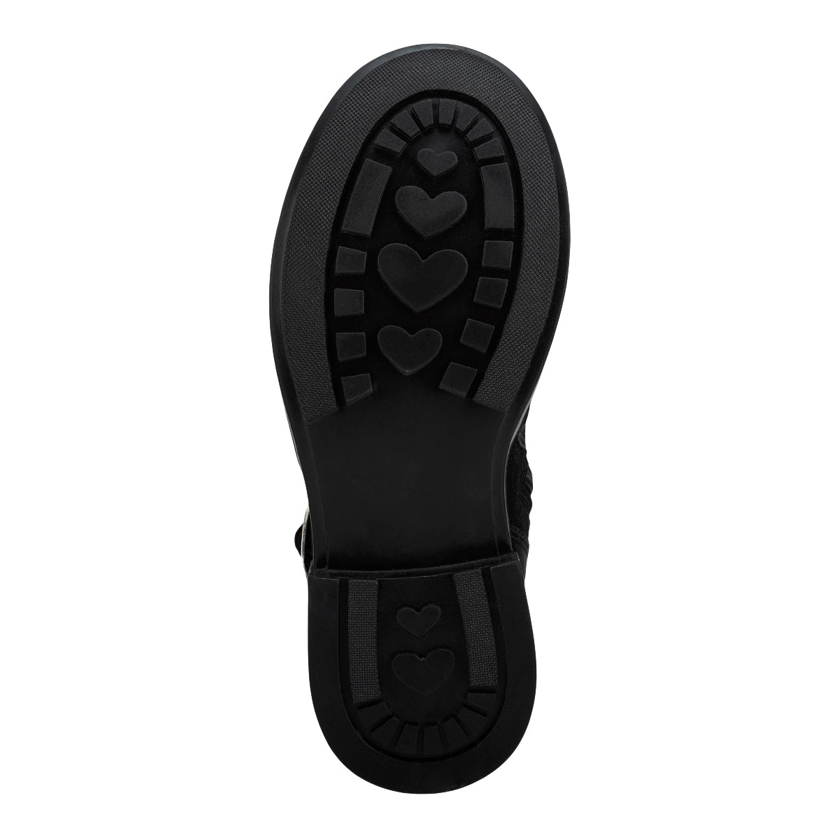 Bota Casual Larga Corazón Niña Bambino 07849
