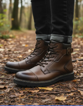 Bota Chukka De Cuero Para Hombre Happy Shoes 08452