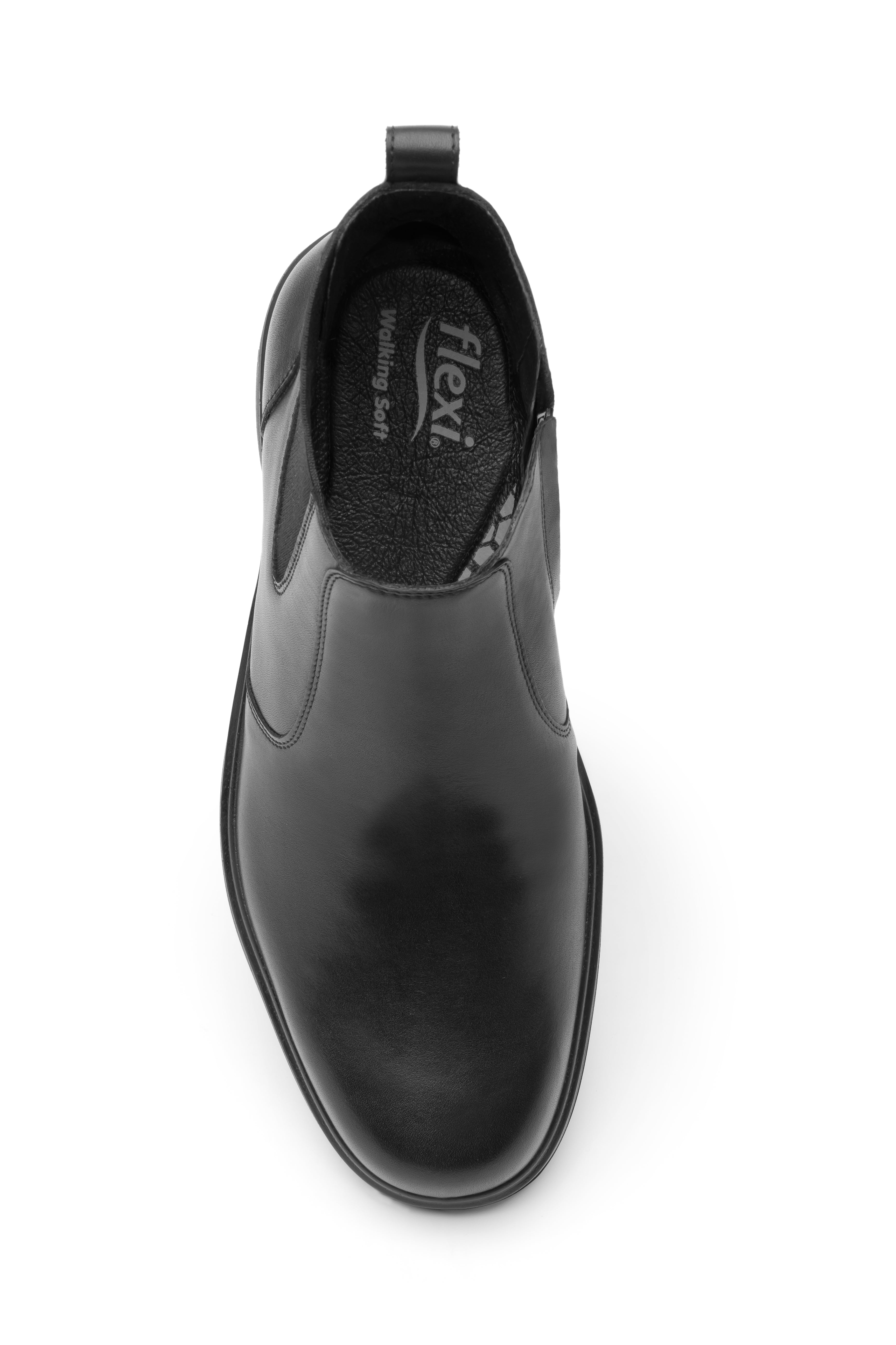 Bota De Piel Chelsea Para Hombre Flexi 00924