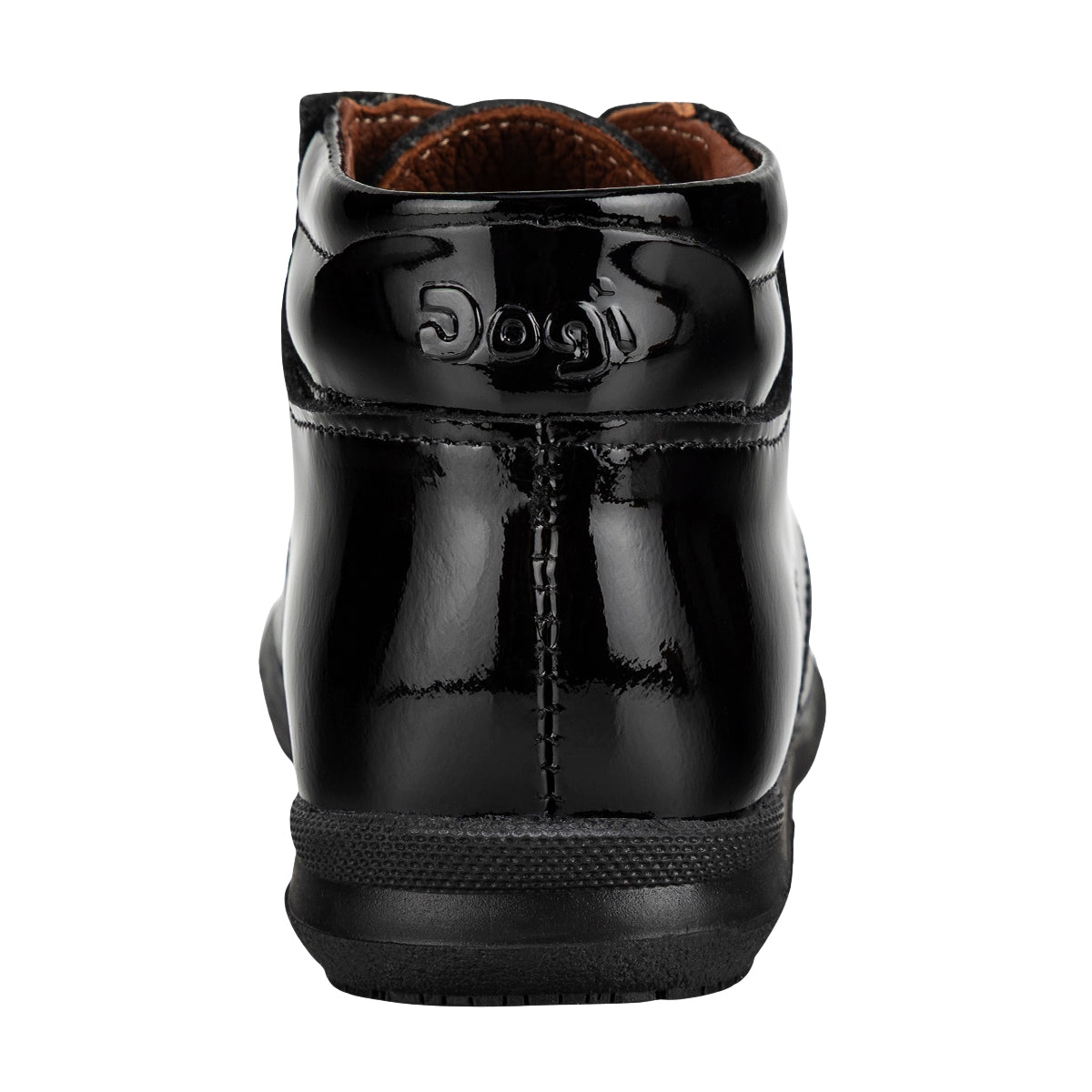 Bota Escolar De Charol Para Niño Dogi 08534