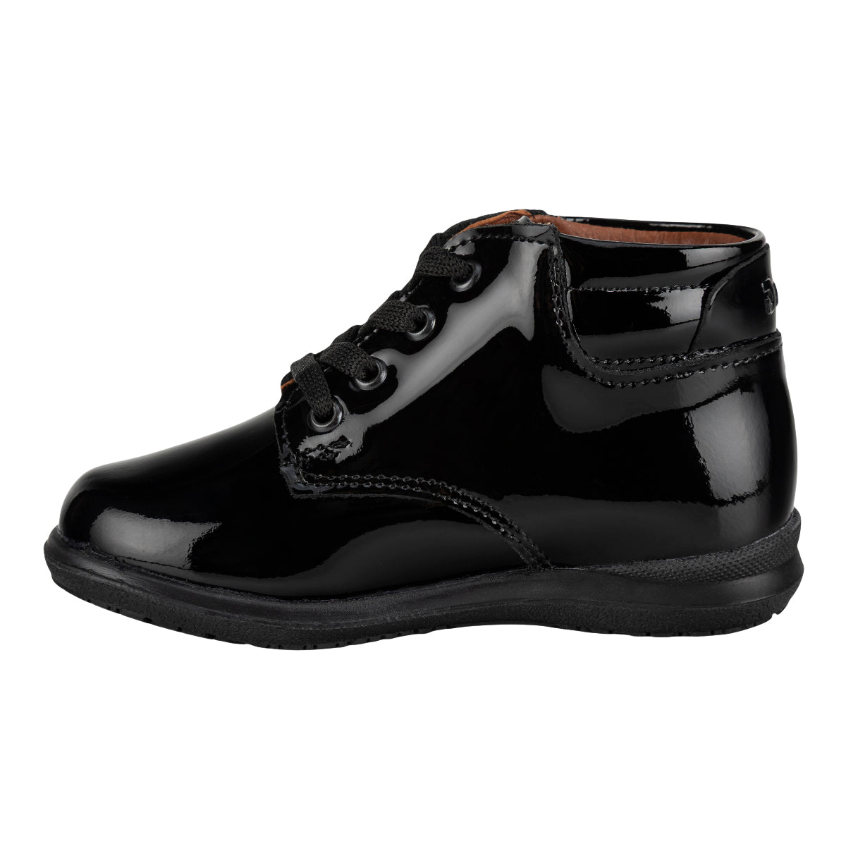 Bota Escolar De Charol Para Niño Dogi 08534