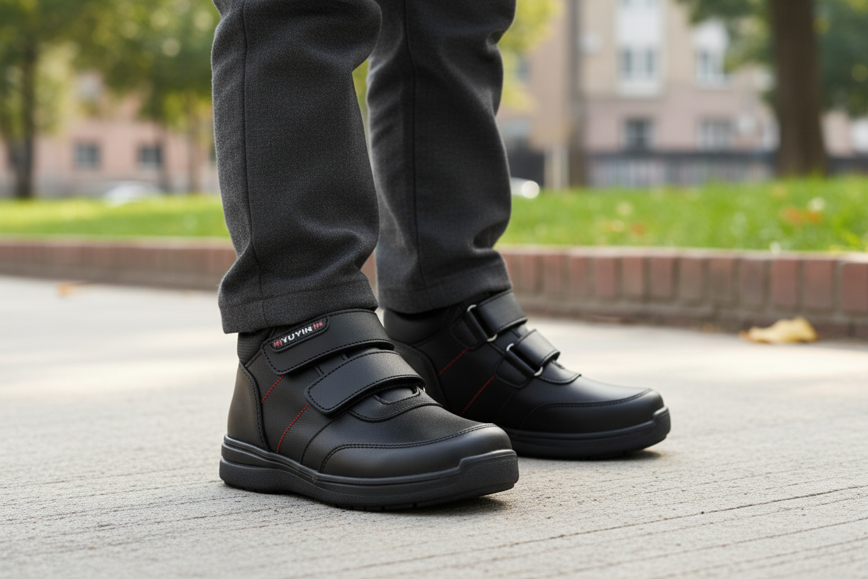 Bota Escolar Para Niño Yuyin 05606