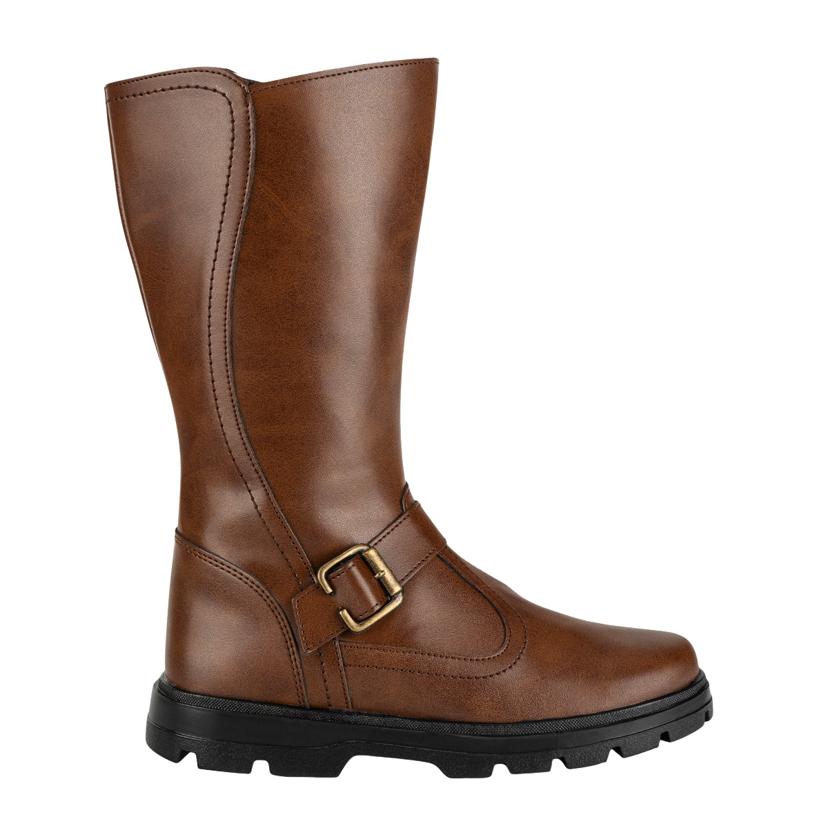 Bota Estilo Ecuestre Alta Para Niña Happy Shoes 09278