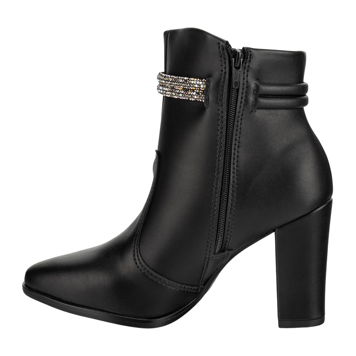 Botín Casual Tacón Ancho Para Mujer Beira Rio 07143-07144