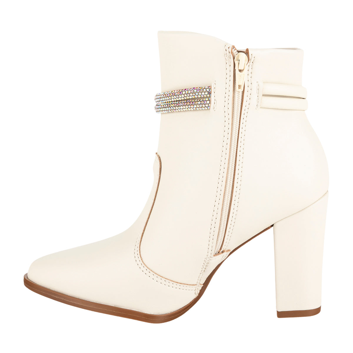 Botín Casual Tacón Ancho Para Mujer Beira Rio 07143-07144